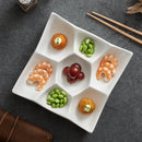 Axyaa Exquisite Small Ceramic Snack Platter Set for High-End Dining
