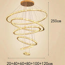 Axyaa Crystal Chandelier Stair Pendant Lamp Living Room Lighting Modern Interior Staircase Light