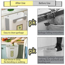 Axyaa Collapsible Hanging Kitchen Trash Can | Compact Waste Bin for Under Sink