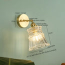 Axyaa Glass LED Wall Lights Fixture for Home Decor and Bathroom Mirror