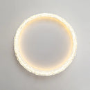 Axyaa Modern Ice Pattern LED Ceiling Lamp Creative Acrylic Circle Light Fixtures