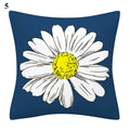Flower Letter Print Cushion Cover for Stylish Home Decor by Axyaa