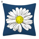 Flower Letter Print Cushion Cover for Stylish Home Decor by Axyaa