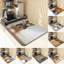 Axyaa Cute Puppy Kitchen Counter Drain Mat Set