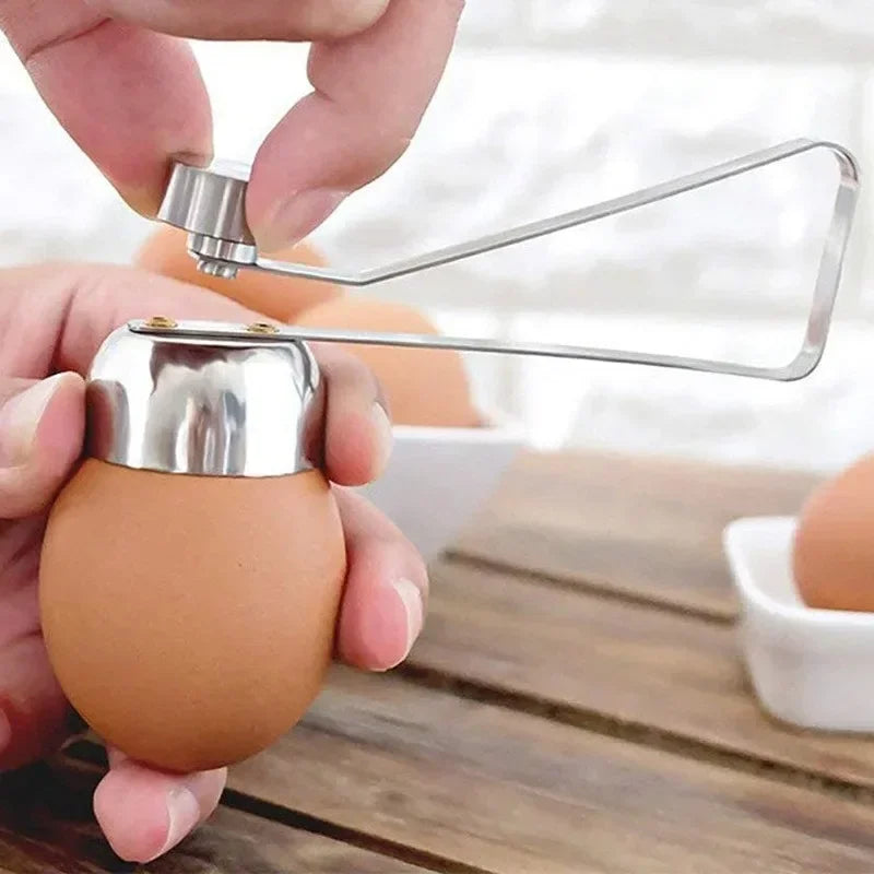 Axyaa Stainless Steel Eggshell Topper Cutter Kitchen Gadget
