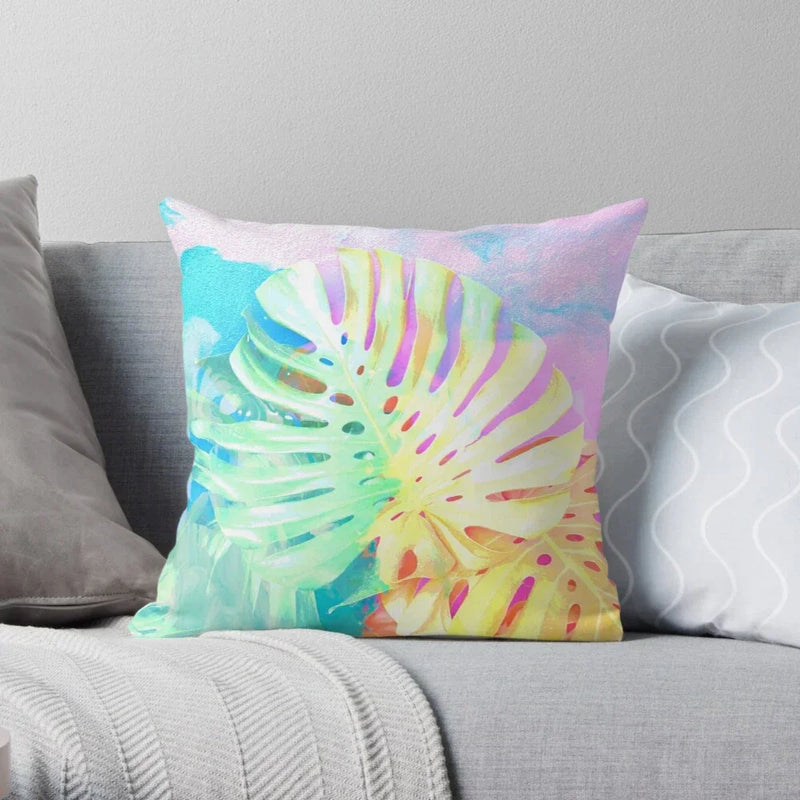 Axyaa Bohemian Country Print Decorative Pillowcase for Home Decor