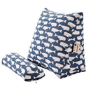 Axyaa Cotton Linen Printed Triangular Cushion Cylindrical Throw Pillow