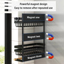 Axyaa Magnetic Fridge Shelf Kitchen Paper Cling Film Spice Storage Rack