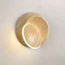 Axyaa Moon Bedroom Bedhead Wall Lamp Aluminum Circular Staircase LED Sconce