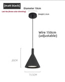 Axyaa Modern Milk Oil Pendant Light for Bedroom Hallway Dining Room