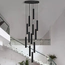 Axyaa Modern LED Pendant Staircase Chandeliers for Living Room