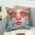 Axyaa Art Decor Pillow Cover 45x45 for Home & Car Decor