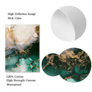 Nordic Green Gold Marble Posters Wall Art Canvas Print for Stylish Home Decor by Axyaa