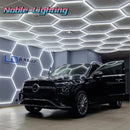 Axyaa Honeycomb LED Ceiling Light for Garage and Workshop