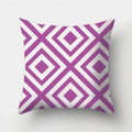 Axyaa Geometric Pattern Polyester Cushion Cover for Sofa Decor or Throw Pillow