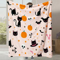 Axyaa Cartoon Cute Halloween Gift Flannel Sofa Blanket