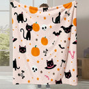 Axyaa Cartoon Cute Halloween Gift Flannel Sofa Blanket