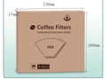 Axyaa Wood Pulp Coffee Filter Cone Set