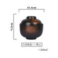 Axyaa Vintage Ceramic Stew Pot with Lid Bowl - 300ml