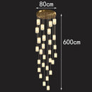Axyaa LED Pendant Chandeliers for Modern Living and Dining Rooms