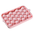 Axyaa Silicone 25 Grid Spherical Ice Cube Mold - Small Round Ice Maker
