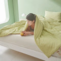Axyaa Spandex Cool Silk Watermelon Antibacterial Summer Quilt