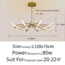 Axyaa Nordic Iron Pendant LED Lamp for Minimalist Home Decor Lighting
