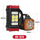 Axya Rechargeable Hand Lamp Work Light with Power Bank LED Flashlight