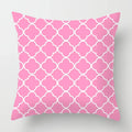 Axyaa Nordic Pink Sweet Home Sofa Cushion Cover, Cozy Living Room Decor