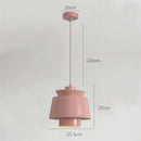 Axyaa Modern Macaron LED Pendant Chandelier for Home and Commercial Decor