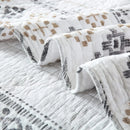 Axyaa Boho Quilt Set King Size 100% Cotton Lightweight Reversible Bedspreads
