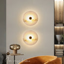 Axyaa Marble Stone Wall Sconce Light for Bedroom Parlor Corridor Lighting