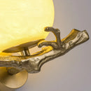 Axyaa All Copper Marble Wall Lamp Modern Living Room Background LED Wall Lamp