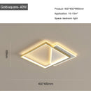 Axyaa LED Ceiling Lamp: Modern Minimalist Lighting for Living Room, Bedroom, and Dining Room