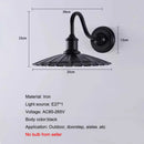 Axyaa Vintage Outdoor Wall Lights for Balcony Garden Bedroom