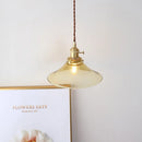 Axyaa Modern LED Pendant Light with Knob Switch for Bedroom, Living Room & Corridor