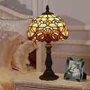 Axyaa European Tiffany Retro Table Lamp for Bedroom, Cafe, Bar, Study