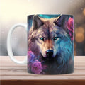 Axyaa Wolf Watercolor Coffee Mug