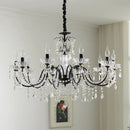 Axyaa Crystal Candle Chandeliers: Elegant Art Home Decor Ceiling Pendant Lights