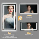 Axyaa Smart LED Backlit Bathroom Mirror with Bluetooth and Anti-Fog Technology