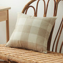Axyaa Plaid Pillow Cover Simple Classic Decorative Cushion for Sofa and Living Room