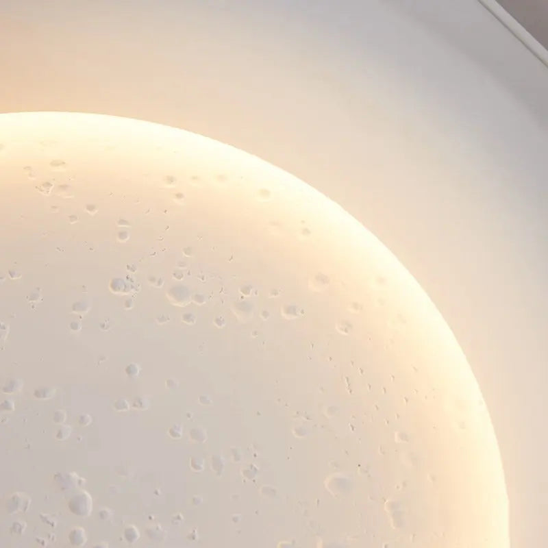 Axyaa Moon Gypsum Wall Lamp for Creative Bedroom and Living Room Decor