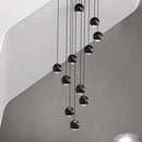 Axyaa LED Pendant Light Chandeliers for Living Room Staircase Indoor Lighting