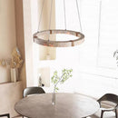 Axyaa Stone Series Chandelier: Nordic Modern Luxury LED Pendant Lamps