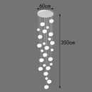 Axyaa Nordic Pendant Chandelier for Dining Room and Living Room Lighting