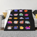 Axyaa Sea Slug Day Personalized Throw Blanket