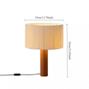 Solid Wood Minimalist Table Lamp for Bedroom Living Room by Axyaa