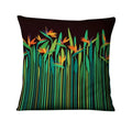 Axyaa Tropical Palm Leaf Print Cushion Cover for Living Room, Bedroom, and Car