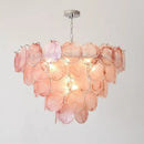 Axyaa Green Glass Chandelier Vintage Indoor Pendant Lighting