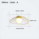 Industrial Ceiling Light Axyaa Straw Hat Glass Ball Lamp Nordic Creative Black or Gold